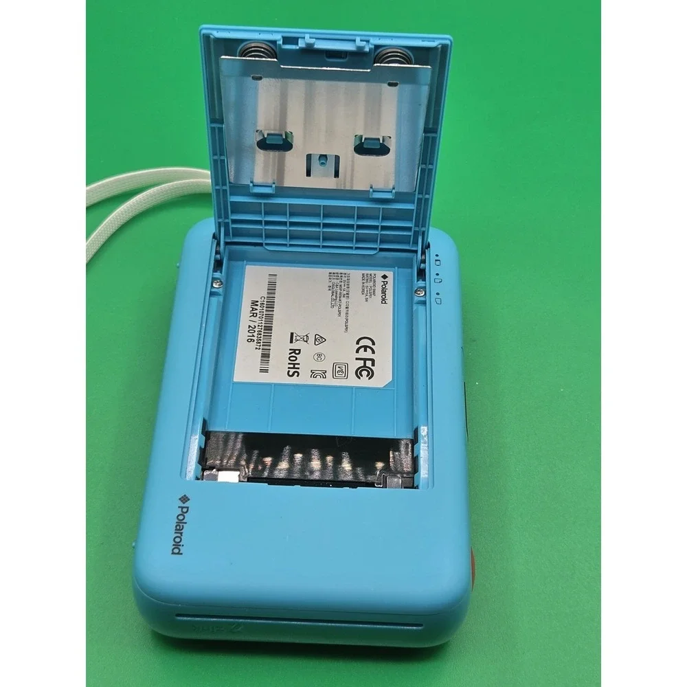 Polaroid Snap Camera Blue /w Zink Paper (60 Sheets) Powers On - For Parts Read